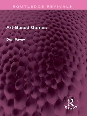 cover image of Art-Based Games